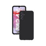 Siyah Samsung Galaxy M34 5G ile Uyumlu Kılıf Silikon Rubber Telefon Kılıfı ve Kabı Darbe Emici, İnce ve Yumuşak Dokulu, Kaymaz Tasarım