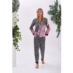 Siyah Saten Pijama Takımı