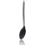 Siyah Silikon Kaşık, Metal Sap, 34 Cm, Dayanıklı ve Şık Mutfak Gereci - Seçenek 1