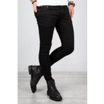 Siyah Skinny Fit-Ultra Dar Kesim Erkek Kot Pantolon 2004157