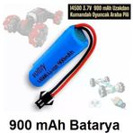 Siyah Soket Uzaktan Kumandalı Oyuncak Araba Pili 900 Mah 3.7V 14500 Li-Ion Ceptelb023572
