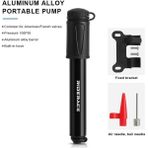 Siyah Stil Rıderace Bisiklet Pompası Taşınabilir Mini Bisiklet El Pompası Yüksek Basınç Top Mtb Yol Bisikleti Lastik Inflator Schrader Presta Valf (Yurt Dışından) - Beyaz - 1