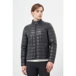 Siyah Suni Deri Hakim Yaka Düz Yırtmaçsız Tam Astar Slim Fit Casual Deri Mont 1038245153 - 50