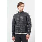 Siyah Suni Deri Hakim Yaka Düz Yırtmaçsız Tam Astar Slim Fit Casual Deri Mont 1038245153