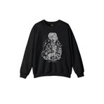 Siyah Sweatshirt Krzysztof Nowak No Hope No Future Hayat Yok Baskılı Sweat Siyah