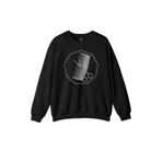 Siyah Sweatshirt Kuaför Makas Tarak Saç Sakal Berber Barber Baskılı Sweat Siyah
