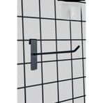 Siyah Tel Pano Kancası 15 cm - Askı Kanca Raf Askısı Raf Aksesuar Tel Askı Çorap Kancası (25)
