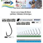 SİYAH TIRNAKLI ÇAPRAZ OLTA İĞNESİ OWNER50173 SEİGO NO:8
