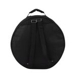 Siyah Trampet Sırt Çantası Kılıfı, Omuz Kayışı Naylon Kumaş Ile 14 İnç Tambur Çantası, Drum Sticks Için Dış Cepler Müzik Kitabı Koruyucu Uygun Taşıma (BLACK)