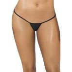Siyah Transparan Tül String Tanga Tm1114