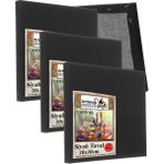Siyah Tuval 10X10 cm 3 Adet Astarlı Kare Tuval Resim Tuvali Siyah 10*10 cm Tual Akrilik Yağlı Boya Için Ideal - Standart