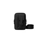 Siyah Unisex Telefon Bölmeli Taktik Çapraz Bel Çanta Göğüs Seyahet Günlük Bodybag Freebag Slingbag