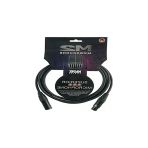 Siyah Xlr Neutrık Uçlu Mikrofon Kablosu, 3 Metre
