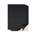 Siyah Yapışkanlı Simli Eva 35X50 Cm 3 Adet Simli Yapışkanlı Eva Süngeri Okul Kreş Anasınıfı Elişi Etkinlikleri Hobi