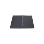 Siyah Yapraklı Defter 17x20 A5 Boyutunda 40 Yaprak Side elt17