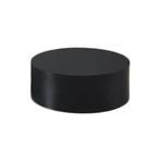 Siyah Yuvarlak Silindir Kaide Standı - 50 x 30 cm Ekran Tabanı Figürler, Çantalar, Ayakkabılar, Yiyecekler, Kozmetik için - Düğün, Elbise Gösterisi ve Giyinme Odası Dekoru için Mükemmel
