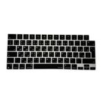 SiyahMcStorey MacBook Air 13,6 inç Farsça Klavye Koruyucu Persian Harf Baskılı A2681 M2 Air 15,3 Pro 14 16