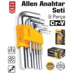 Siyap Shop Sgs Allen (Alyan) Anahtar Seti 9 Parça Cr-V SGS1060