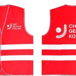 Siyasi Parti Yelekleri, Reflektorlu Ikaz Yelegi , ( Chp Genclik Kolari) Baskili Yelek