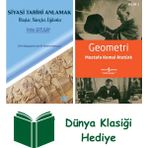 Siyasi Tarihi Anlamak + Geometri + Dünya Klasiği Hediye - Hayır