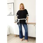 Siyezen Büyük Beden Oversize Panço Bluz