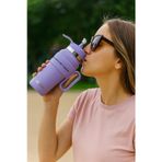 Sızdırmaz Çelik Dodge Matara 900 Ml Pipetli Saplı Termos Su Şişesi Geniş Renk Seçenekli