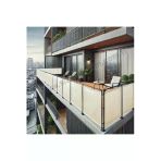 Size Ne Lazım 50Cm X 1.5M Krem Pvc Su Geçirmez Balkon Demiri Korkuluk Çit Branda