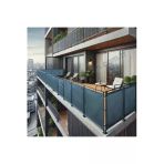 Sizenelazım 130Cm X 9M Antrasit Pvc Su Geçirmez Balkon Demiri Korkuluk Çit Branda