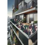 Sizenelazım 80Cm X 6M Askeri Kamuflaj Balkon Bahçe Çit Brandası Su İtici, Uv Koruyucu, Dekoratif Örtü