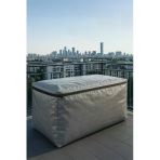 Sizenelazım Fermuarlı Gri Su Geçirmez Bahçe Mobilyası Ve Balkon Eşya Koruma Brandası 300Cm X 250Cm