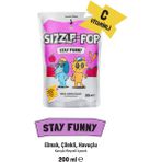 SIZZLE-POP STAY FUNNY HAVUÇ KIRMIZI ELMA ÇİLEK POUCH 200 ML