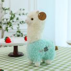 SJ Alpaka Bebek Peluş Oyuncak 200G26CM (Yurt Dışından) - Mavi - Yeşil
