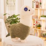 SJ Alpaka Bebek Peluş Oyuncak 200G26CM (Yurt Dışından) - Yeşil