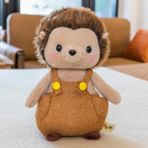 SJ Sevimli Küçük Kirpi Bebek Peluş Oyuncak Çocuk Hediye Yastık 200G25CM (Yurt Dışından) - Kahverengi