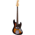 SJB62C+/3TS Tortoise Shell Pickguard Bas Gitar, 3-Tone Sunburst