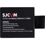 SJCAM Aksiyon Kamera Yedek Bataryası 900mAh 3.7V Li-ion Siyah Renk Uyumlu Modellerle SJ4000 SJ5000 M10