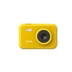 SJCAM FunCam Çocuklar için Fotoğraf Makinesi ve Kamera 1080p 12MP 2'' HD Ekran Çerçeveler ve Komik Filtreler Snake ve Tetris Oyunları Otomatik Kapanma Zamanlayıcı Hızlandırılmış Çekim Sarı