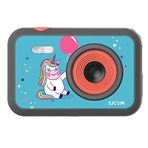 SJCAM FunCam Çocuklar için Fotoğraf Makinesi ve Kamera 1080p 12MP 2'' HD Ekran Çerçeveler ve Komik Filtreler Snake ve Tetris Oyunları Otomatik Kapanma Zamanlayıcı Hızlandırılmış Çekim Unicorn