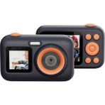 SJCAM FunCam+ Dual Screen H.264 Çocuklar için Fotoğraf Makinesi FullHD 1080p 44MP 2.4” + 1.3" Çift Ekran 650mAh Siyah