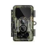 SJCAM M50 Fotokapan Çift PIR Sensör Ultra Gece Görüşlü Jandarma Askeri IP65 2.33” Ekran Su Geçirmezlik 1296p 24MP Orman Yeşili
