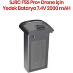 Sjrc F5S Pro+ 4K Drone Için Yedek Batarya Pil 7.4V 2000MAH - Gri