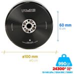 Sjrc T-Motor U Power Type U13II 130KV Brushless Fırçasız Brushless Fırçasız Uav Motor Multikopter Multi-Rotor Quadcopter Hexacopter Drone Motoru - Siyah
