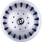 SJS Ford Jant Kapağı Gri 15 inç (Bombeli Model) Kırılmaz ve Esnek