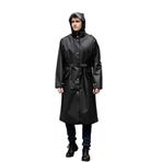 SJTJSPX Yağmurluk, erkek, kadın, yağmur pançosu, şeffaf, kapüşonlu ve kemerli, yağmurluk, su geçirmez, tekrar kullanılabilir, yağmurluk, dış mekan, moda, yürüyüş, bisiklet sürme, kamp için aksesuar