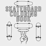 Skateboard Coloring Book