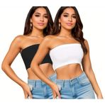 Skateboard Frog Y2K grafik baskı askısız tüp üst kapalı omuz Backless Bandeau tankı Goth Harajuku kırpma korse üst kadın estetik giysi, Siyah/Beyaz, M