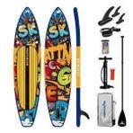 Skatinger Lethe Boards GRAFİTTİ SUP Paddle Board Şişirilebilir, 350 x 82 x 15 cm,Aksesuarlı Sörf tahtası