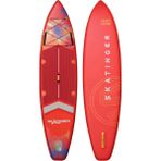 Skatinger Lethe Boards Kırmızı Interstellar 350 × 82 x 15 cm Sup Paddle Board Skatinger D-Ring Montajlı / Tam Set/ Isup