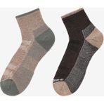 Skechers 1/2 Terry Trail Qtr Crew - 2'Li Paket Erkek Çorap Erkek Medium Brown Çorap S118740-210