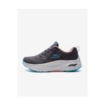 Skechers 128308 CHAR Max Cushioning Arch Fit Kadın Gri Yürüyüş Ayakkabısı